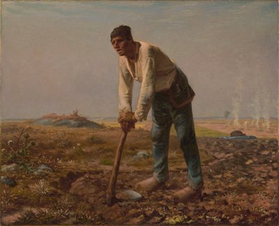 Der Mann mit der Hacke von Jean Francois Millet